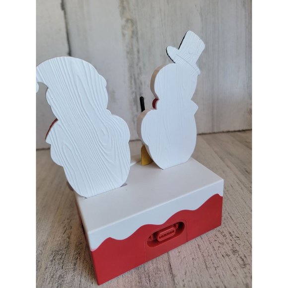 Hallmark music motion Caroling snowmen animated Xmas - Picture 6 of 10